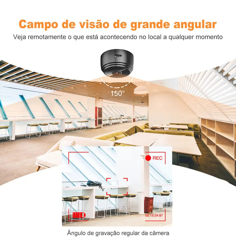 A9 Mini WiFi Security Camera - Wireless Remote Monitoring
