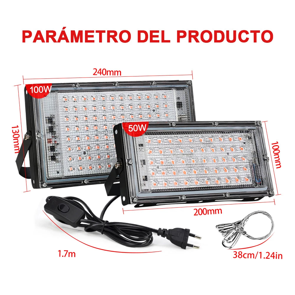 LED Grow Light AC220V - Full Spectrum Phytolamp 50W/100W/150W
