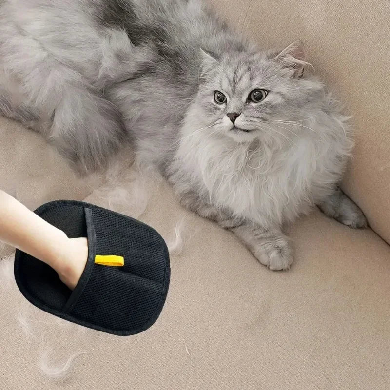Guantes para quitar el pelo de mascotas: herramienta de aseo y limpieza sin estática