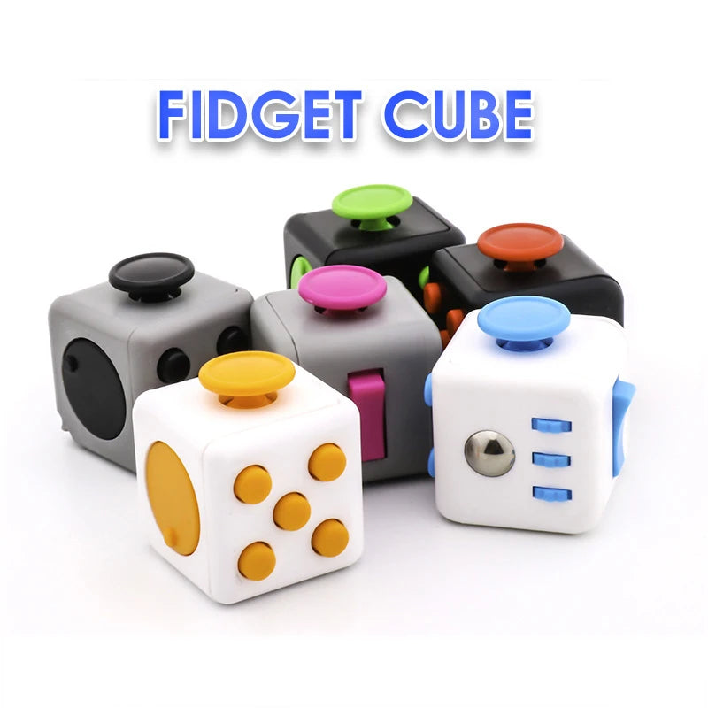 6-Sided Fidget Cube - Anti-Anxiety Finger Toy