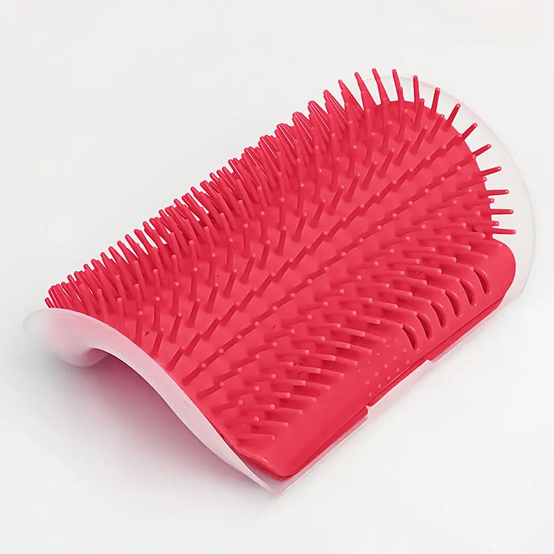 Cat Groomer Post Corner Brush