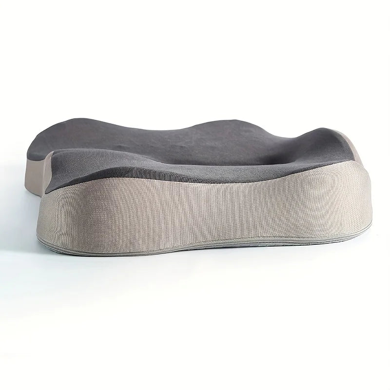 Memory Foam Seat Cushion - 3D Ergonomic Support for Car & Office