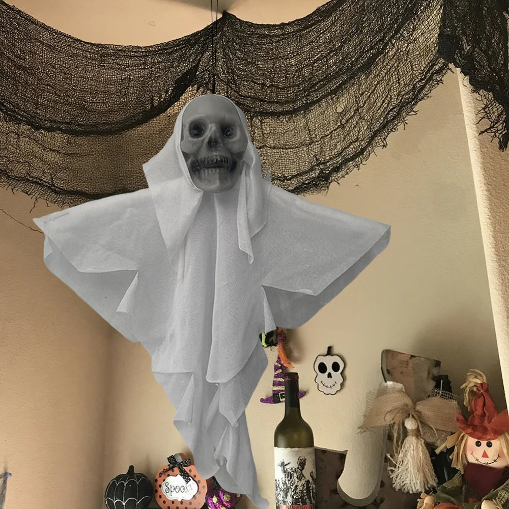Halloween Hanging Skull Skeleton - Ghost Ornament Horror Props