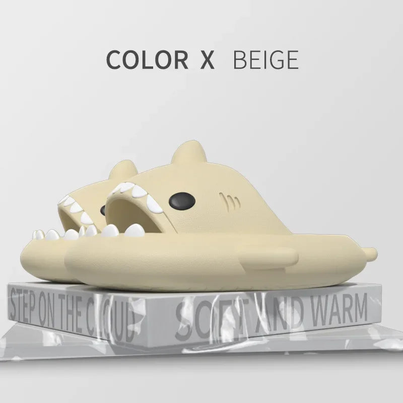 Glow-in-the-Dark Shark Slipper Sandals