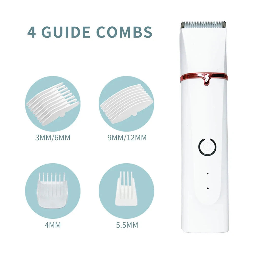 4-in-1 Pet Grooming Kit - Complete Trimmer & Nail Care Set