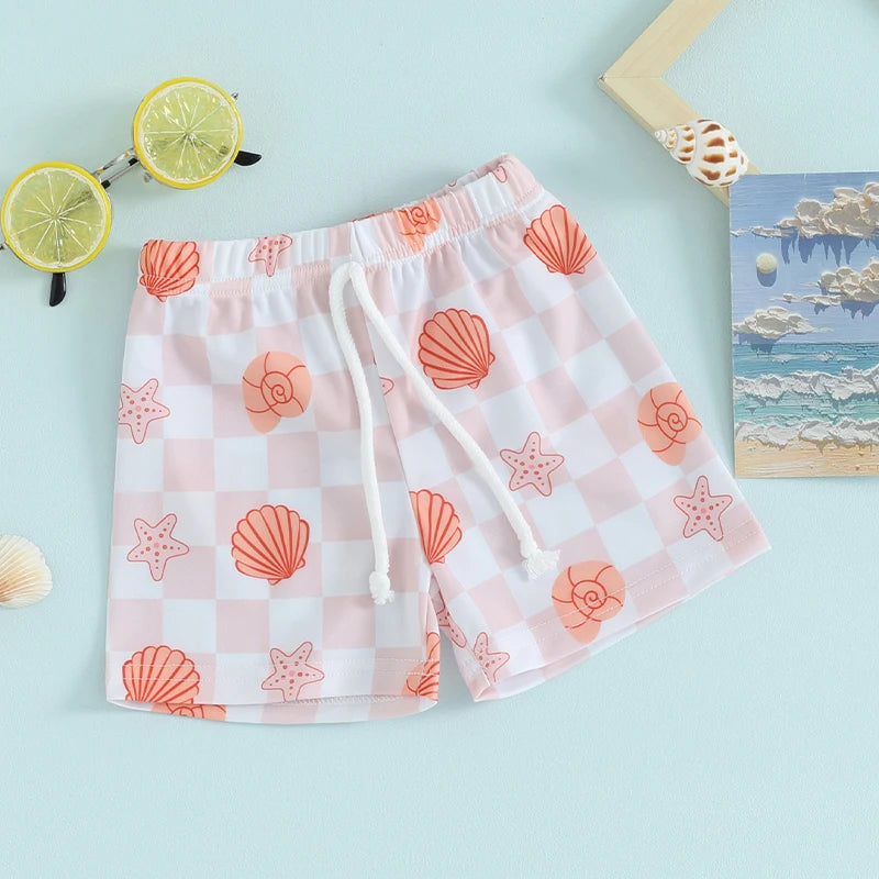 Bañador hawaiano para niños pequeños - Cintura elástica
