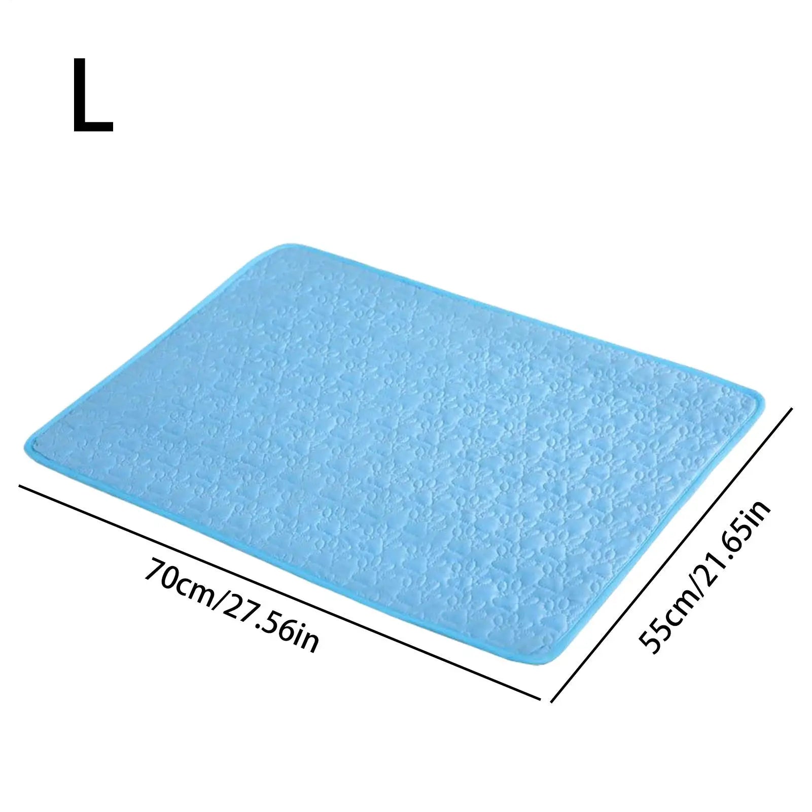 Non-Slip Pet Cooling Mat - Secure Grip Technology - Bascora