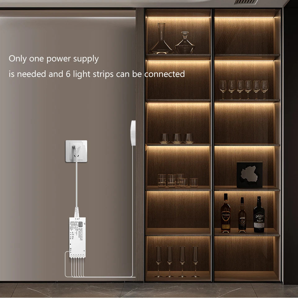 Under Cabinet COB LED Strip - Dimmable Touch Sensor Light
