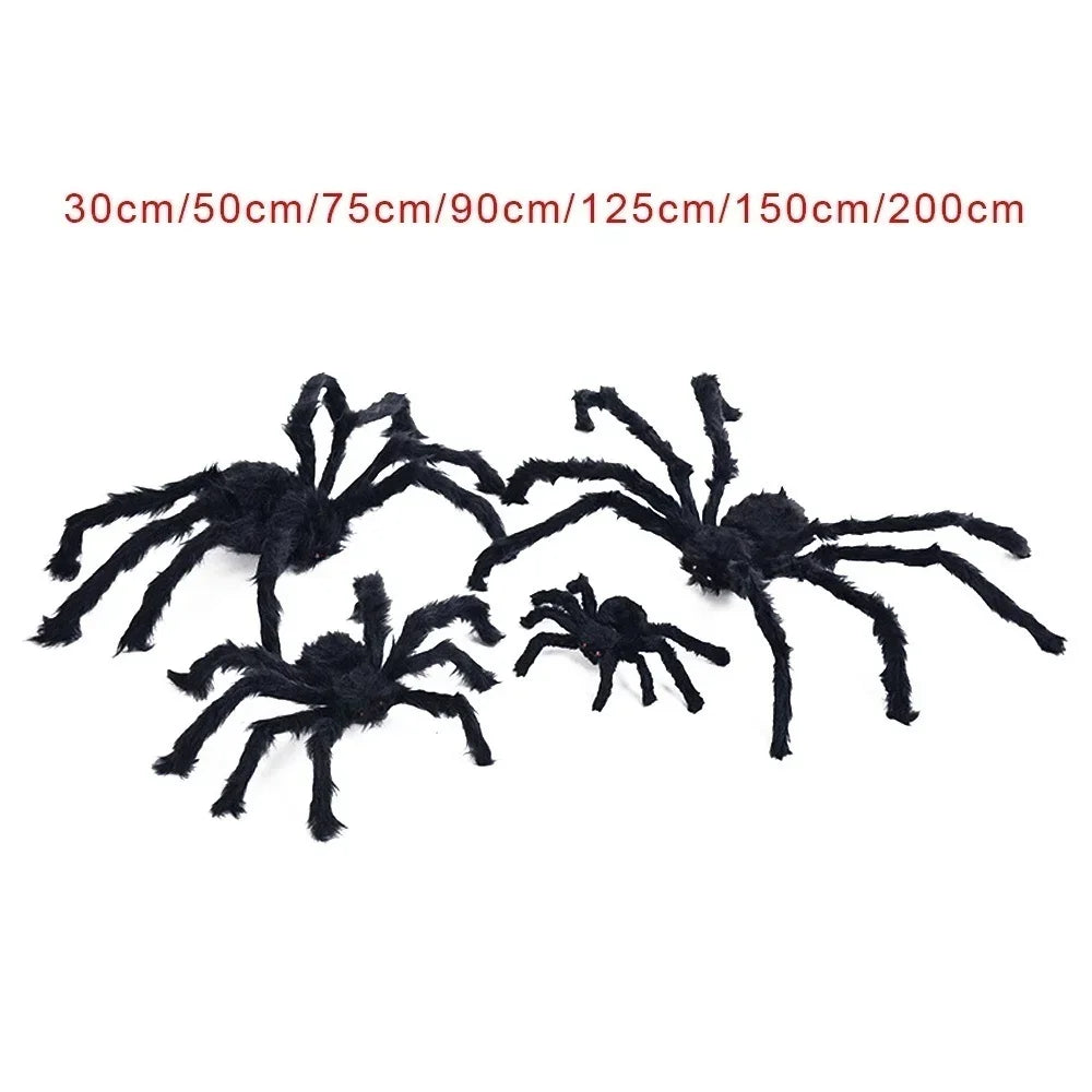 Halloween Giant Black Spider - Haunted House Decoration