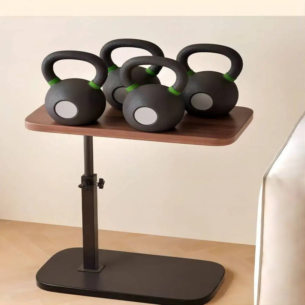 Adjustable C-Shaped Flip Sofa Side Table - Laptop Table