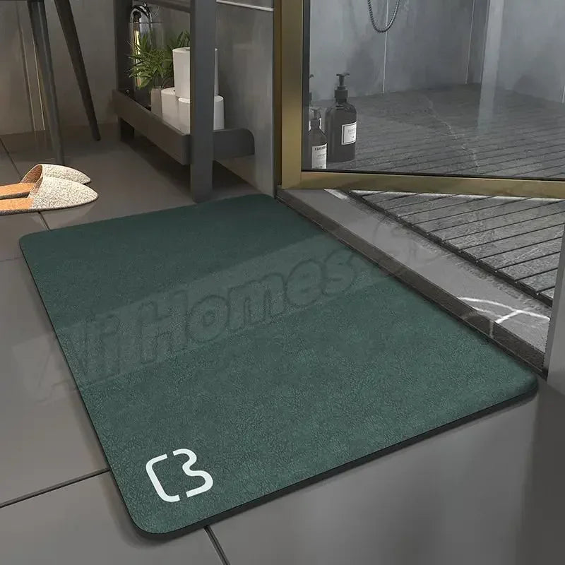 Double-Sided Diatomaceous Earth Bath Mat 40x60cm - Super Absorbent
