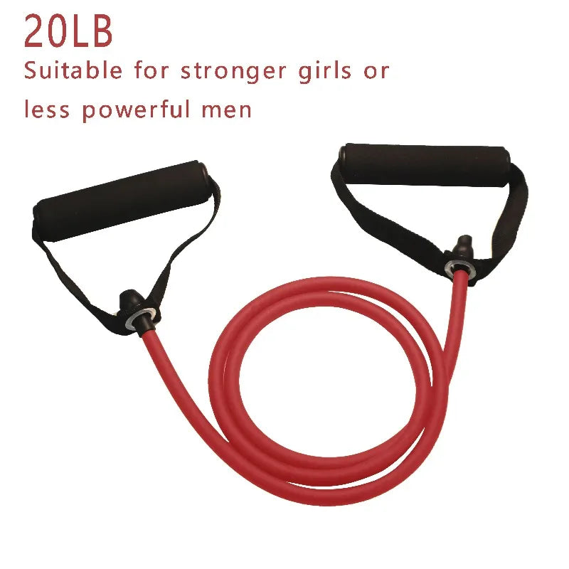 Exercise Resistance Belt with Handle - Elastic Fitness Band for Home Workouts