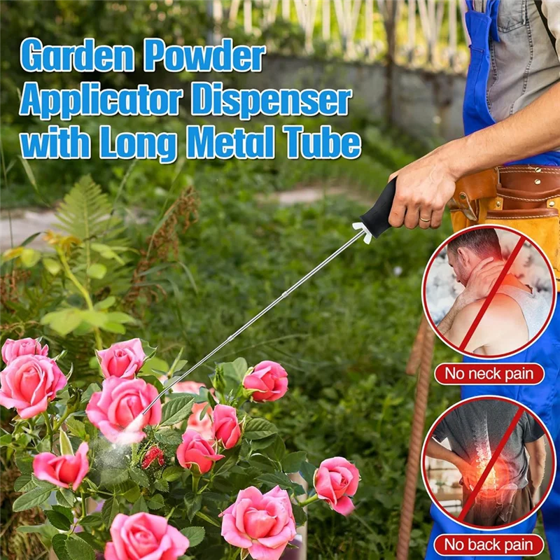 Diatomaceous Earth Powder Duster - Garden Sprayer for Organic Pest Control