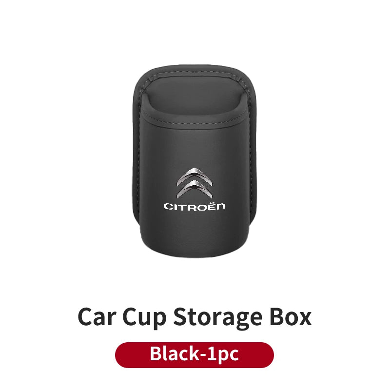 Car Door Water Cup Holder - Premium Leather
