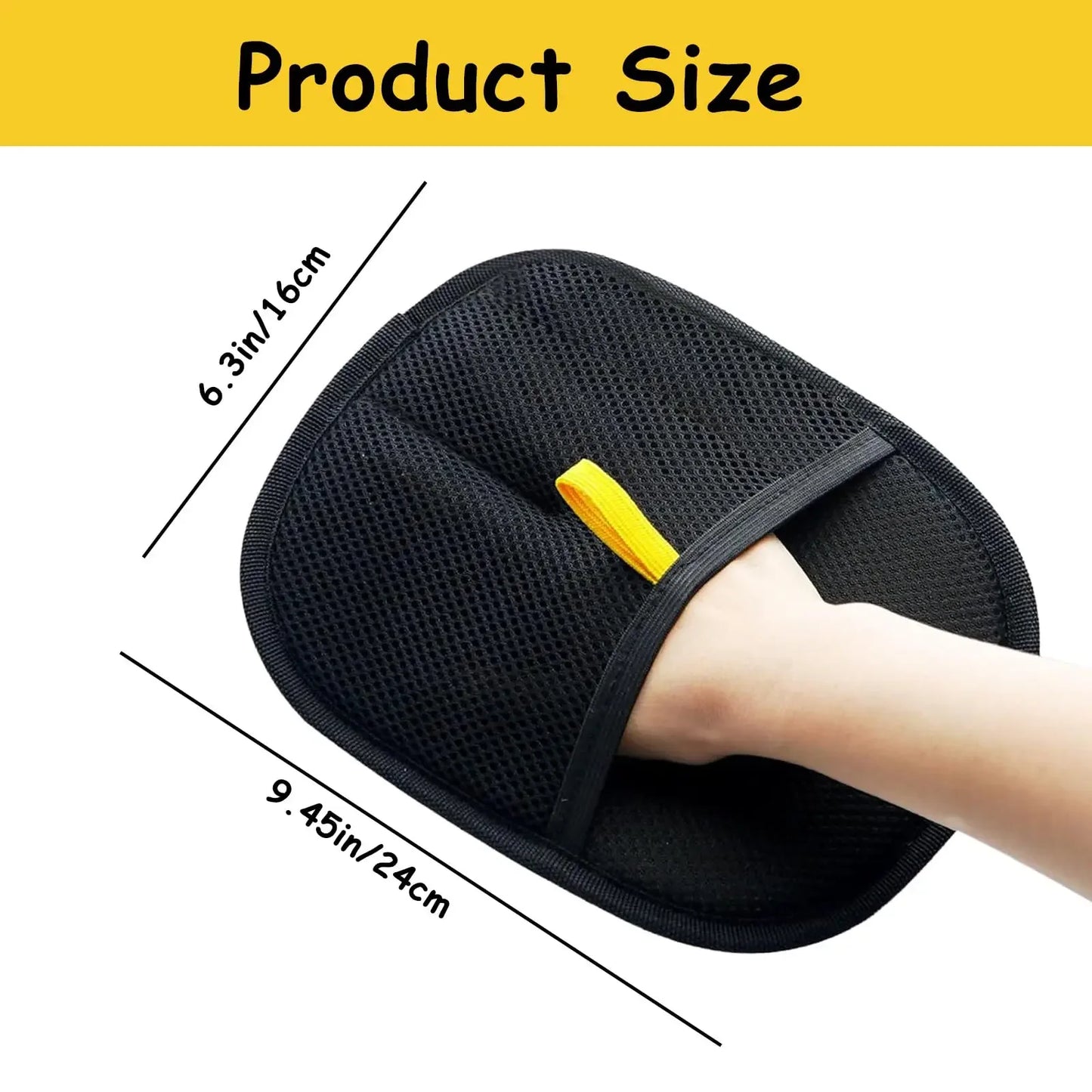 Gants anti-poils d'animaux - Élimination statique double face pour tapis et meubles
