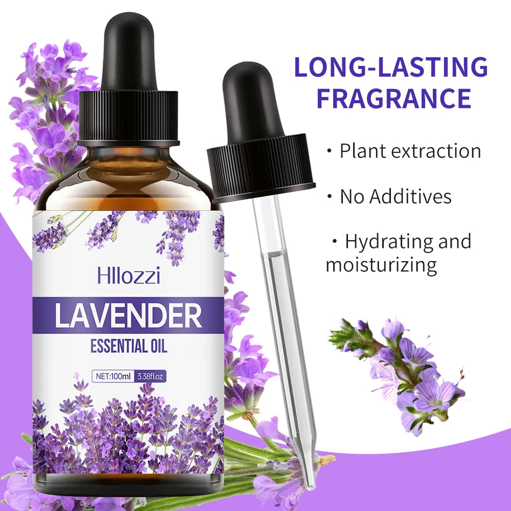 Lavender Essential Oil - Facial & Body Moisturizing Massage Oil