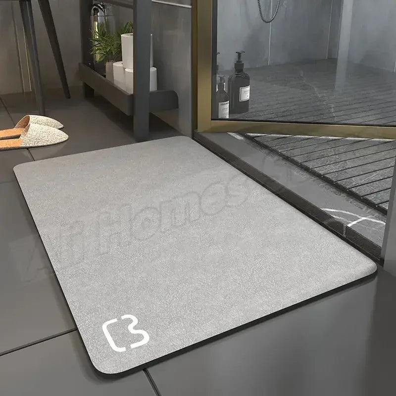 Double-Sided Diatomaceous Earth Bath Mat 40x60cm - Super Absorbent