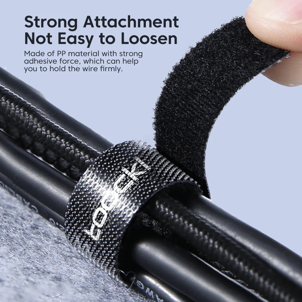 Cable Organizer - USB Cord Protector & Management Tape - Bascora