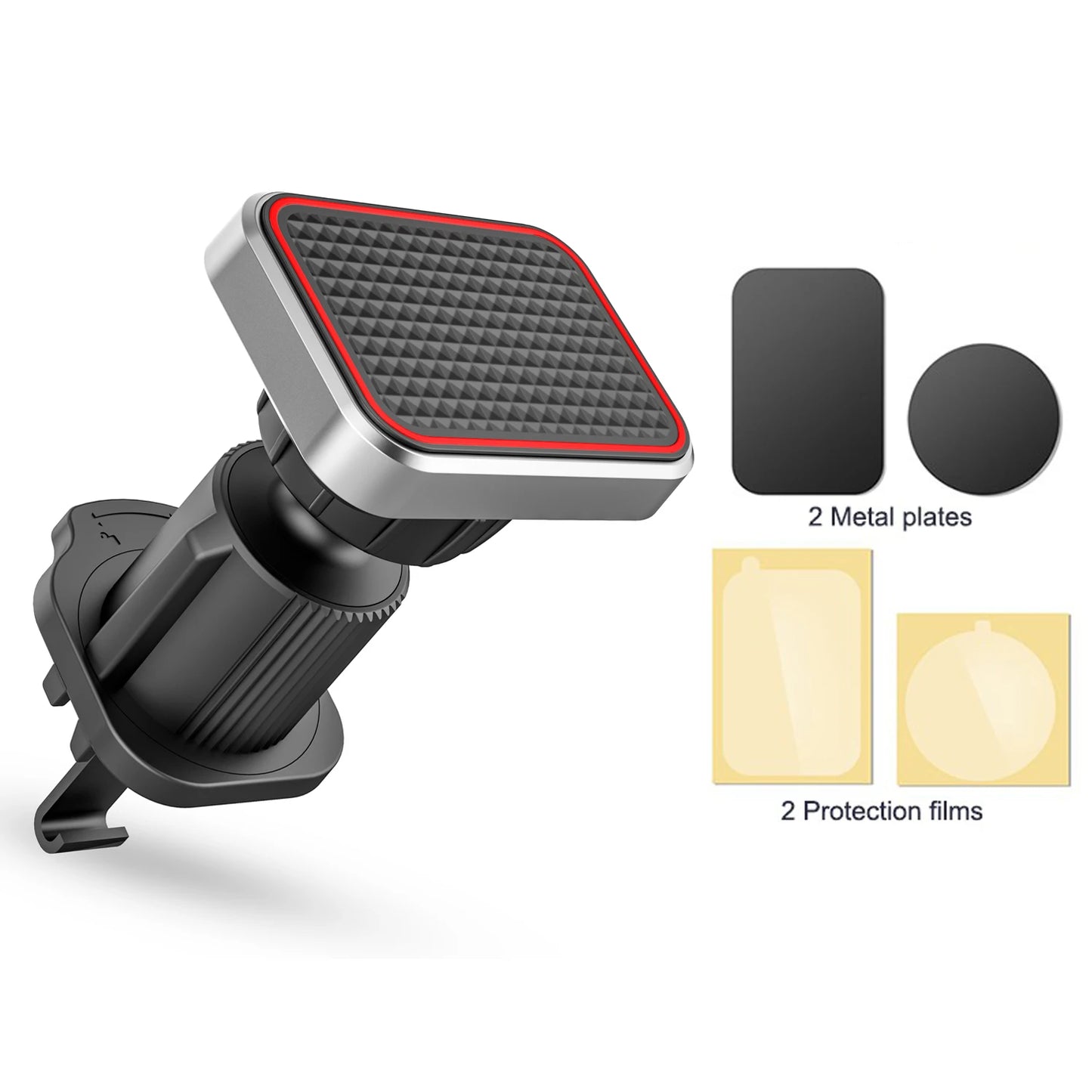Universal Magnetic Phone Car Mount - Twist-Lock Air Vent Mount