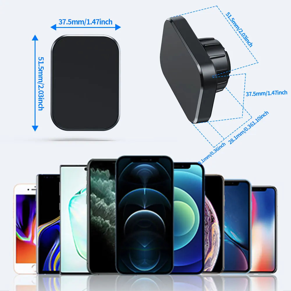 Universal Magnetic Phone Car Mount - Twist-Lock Air Vent Mount