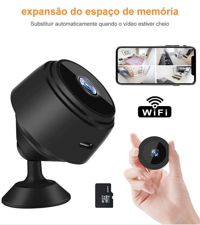 A9 Mini WiFi Security Camera - Wireless Remote Monitoring