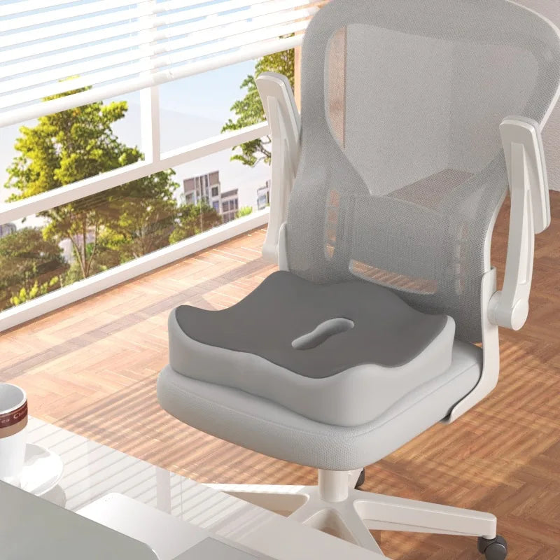 Memory Foam Seat Cushion - 3D Ergonomic Support for Car & Office