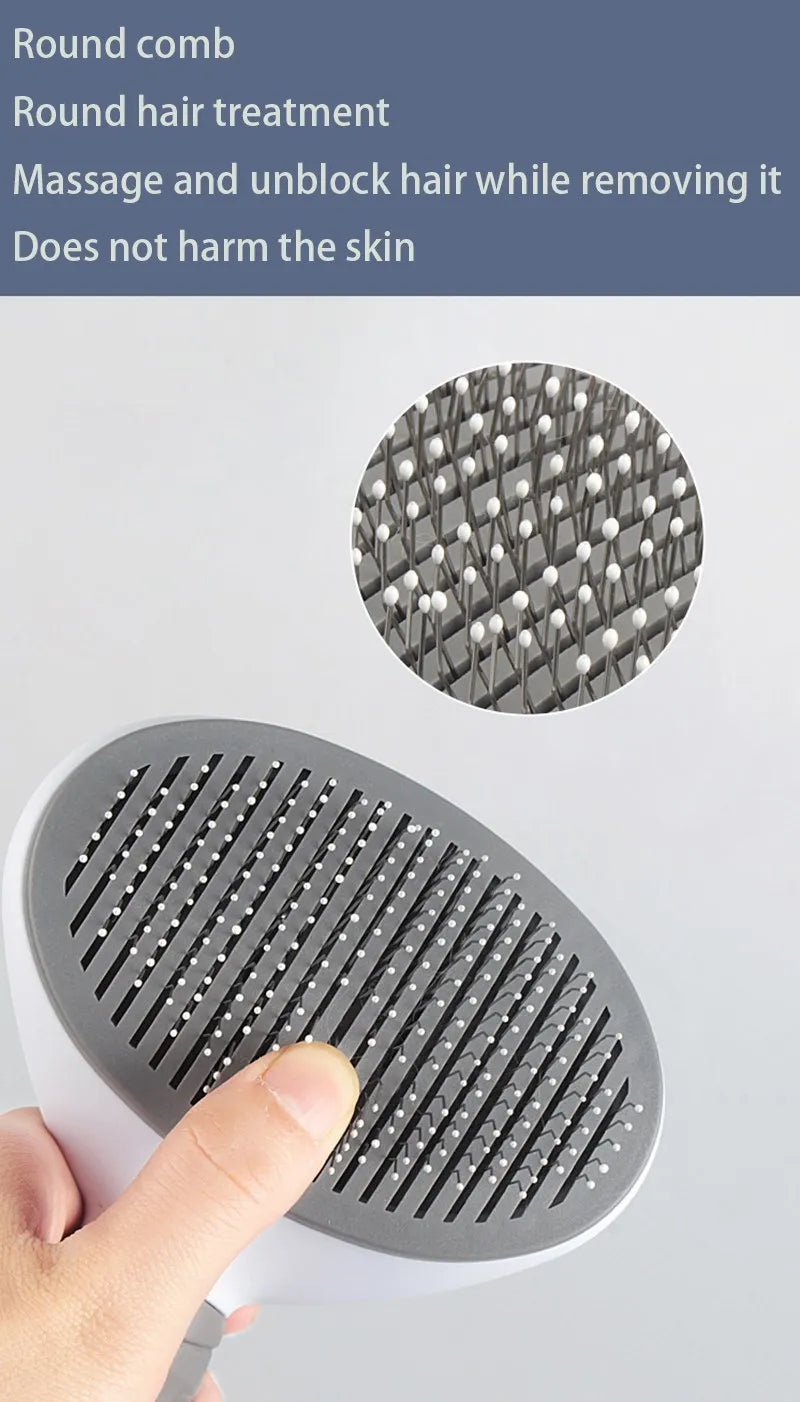 Pet Hair Remover Brush - Universal Grooming Tool for Dogs & Cats - Bascora