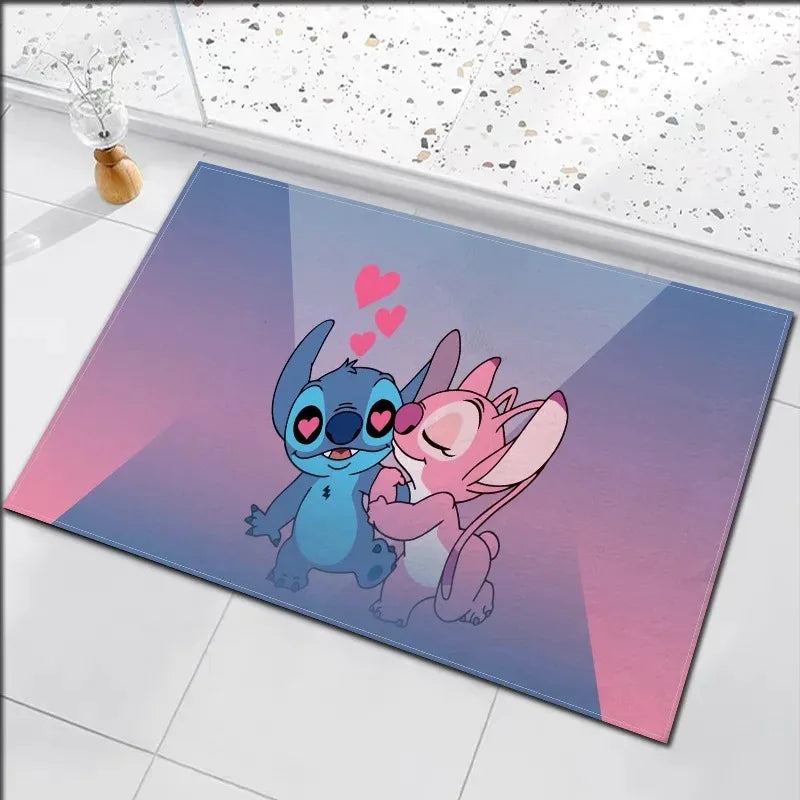 Disney Stitch Door Mat - Non-Slip Washable Entrance Rug