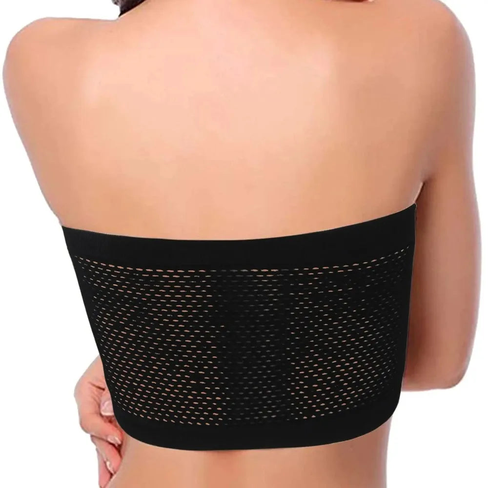 Breathable Mesh Tube Bra for Women - Ultimate Comfort & Style