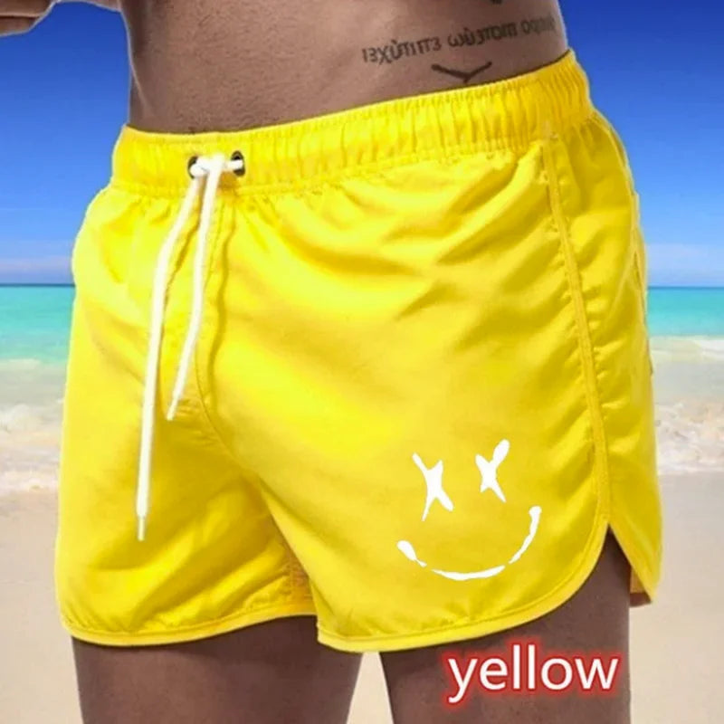 Bañador de secado rápido para hombre: pantalones de playa transpirables con bolsillos