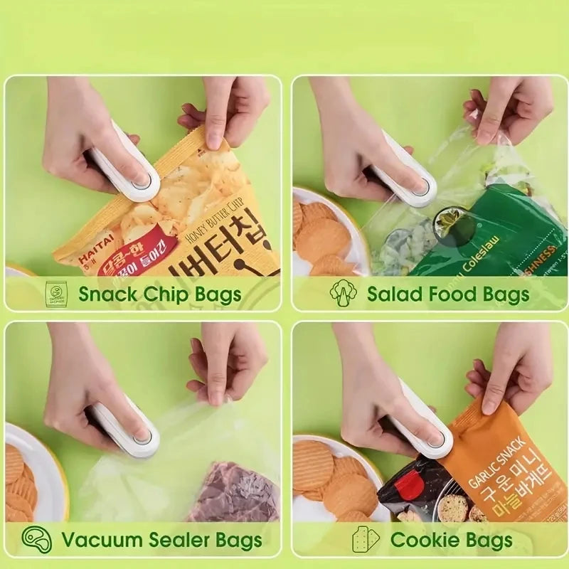 Mini Heat Bag Sealing Machine - Handheld Food Sealer
