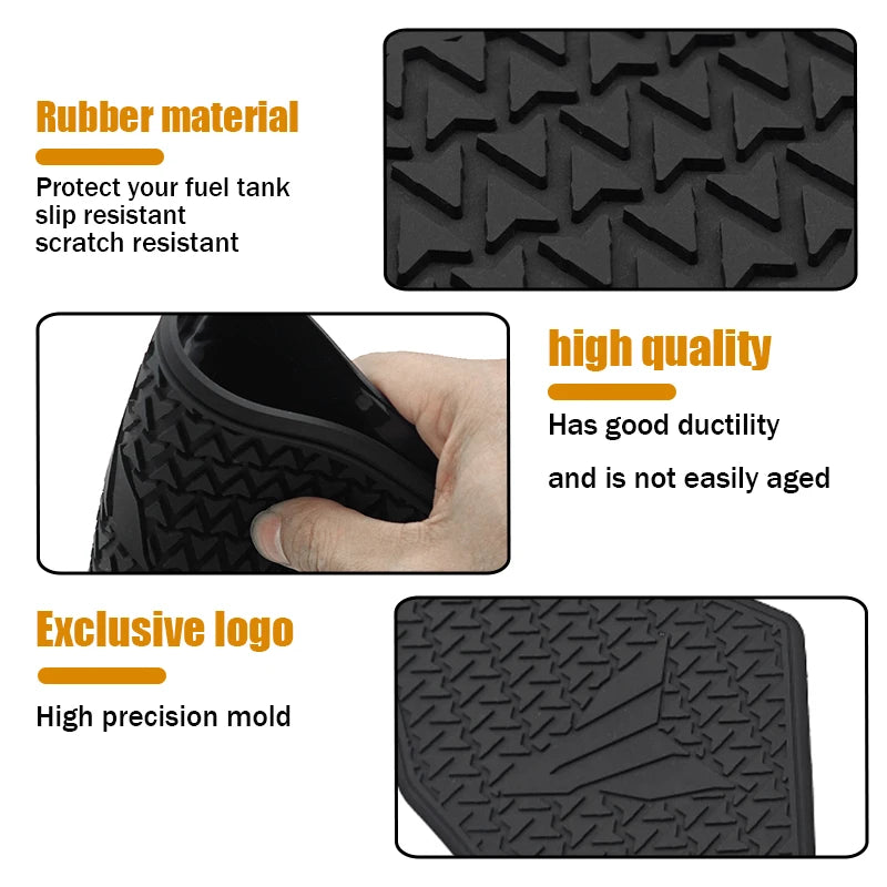 Motorcycle Tank Pad Sticker - Non-Slip Waterproof Side Fuel Tank