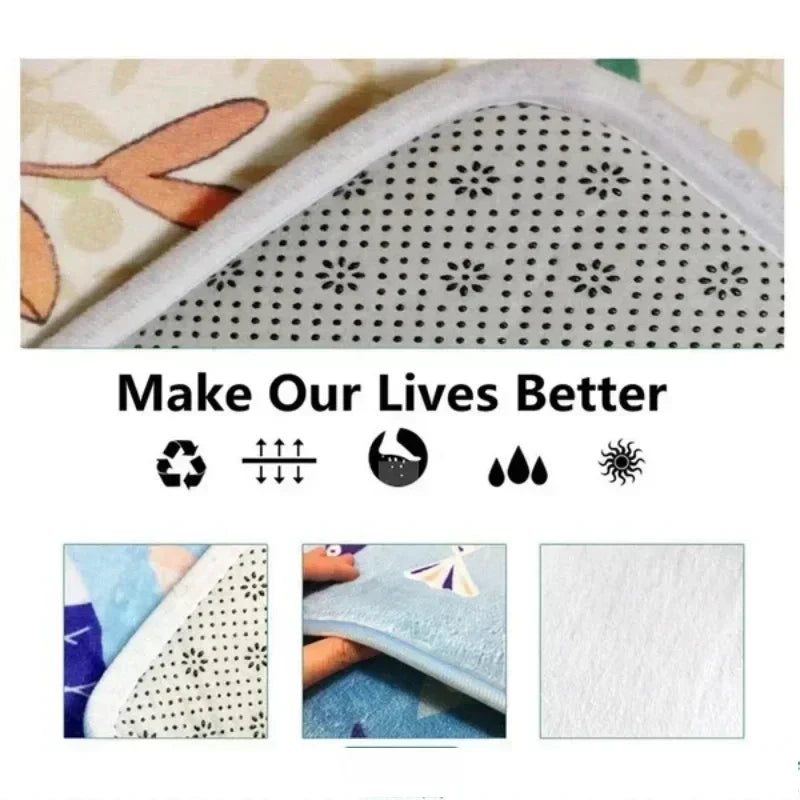 Cute Cartoon Cat & Dog Carpet - Welcome Doormat for Home