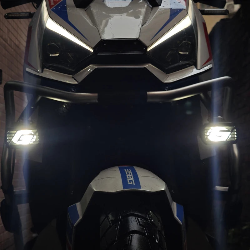 Motorcycle Fog Lamp Cover Guard - Left Right Spotlights Protection