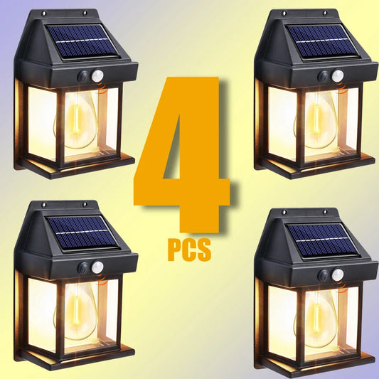 Solar-Powered Waterproof Outdoor Wall Light | Motion Sensor - Bascora