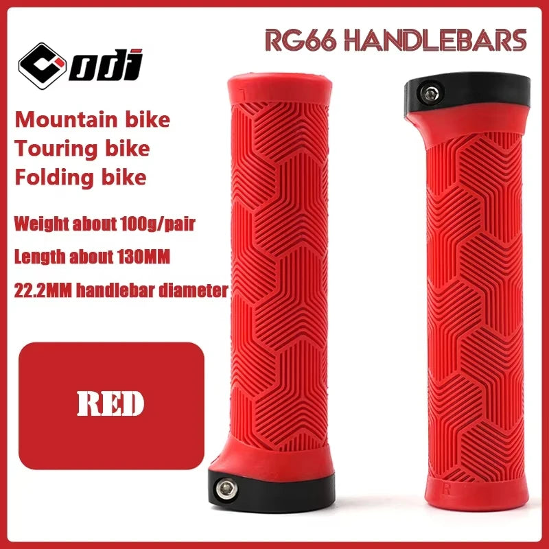 Rubber Bicycle Grips - Ergonomic MTB Handlebar Grips