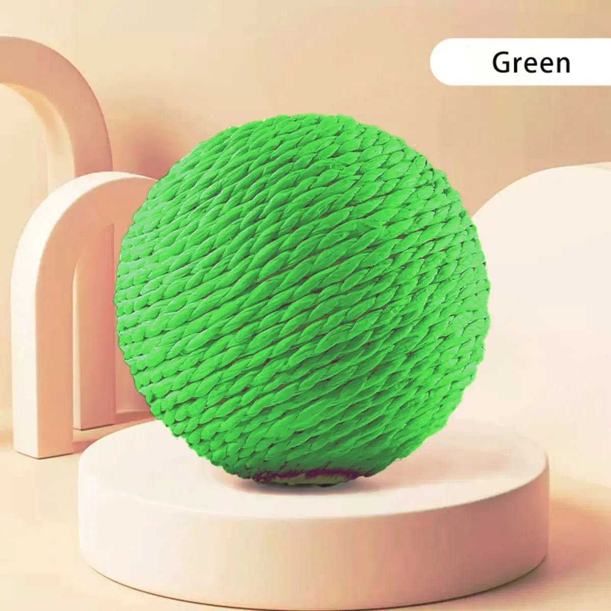 Interactive Sisal Cat Ball - Premium Quality