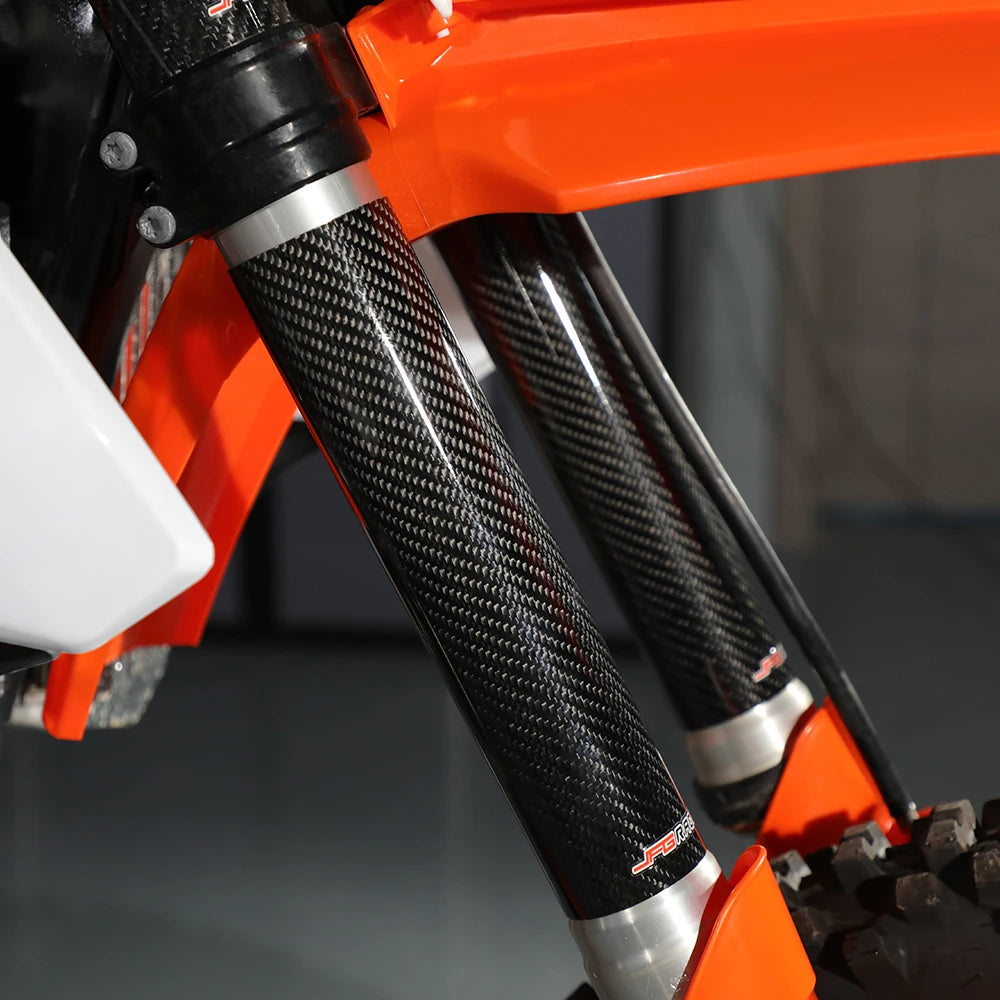 Motorcycle Carbon Fiber Front Fork Guard - Wrap Cover Protection