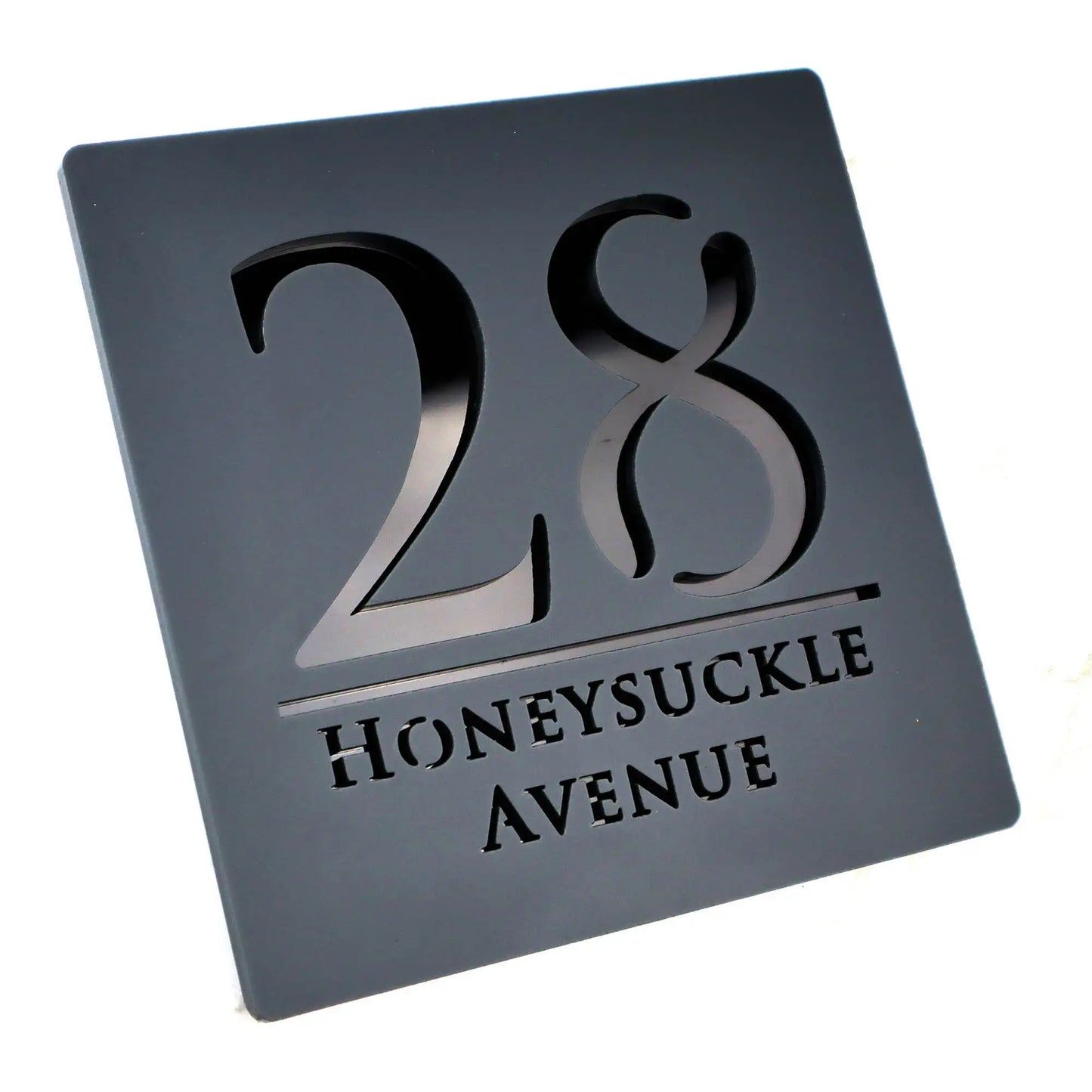 Letrero de acrílico personalizado con números de casa modernos, placa con letras 3D para puerta, dirección, calle, nombre, decoración del hogar