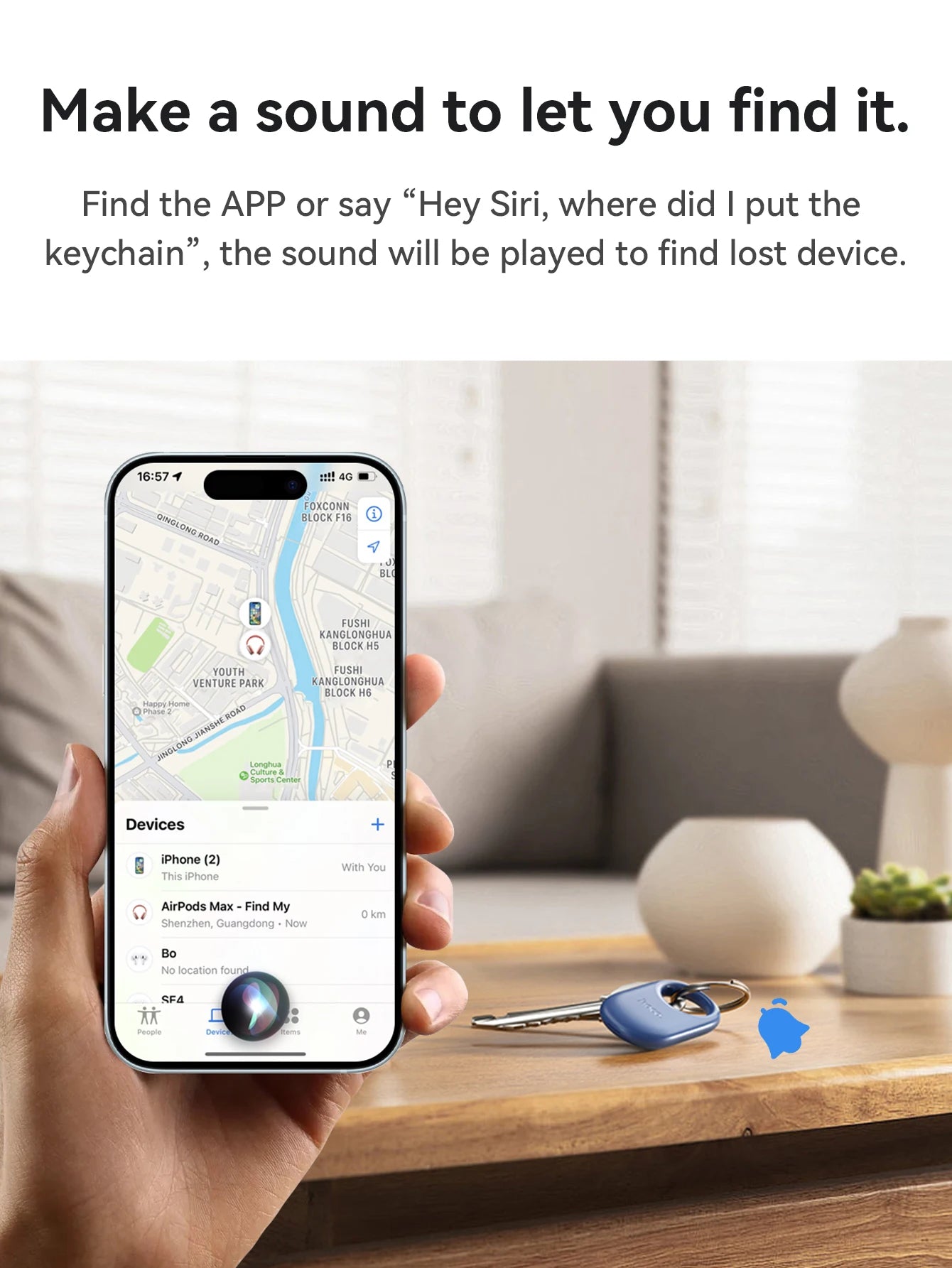 Smart GPS Tracker - Anti-Lost Device for Pets, Keys & Kids