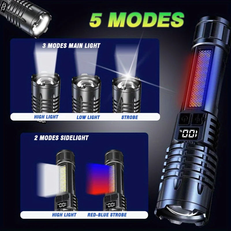 High Power LED Flashlight - Outdoor Adventure Torch
