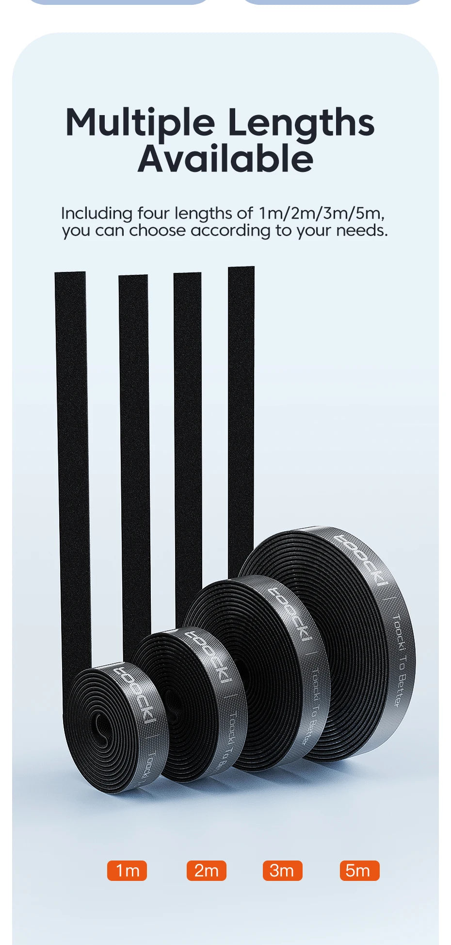 Cable Organizer - USB Cord Protector & Management Tape - Bascora