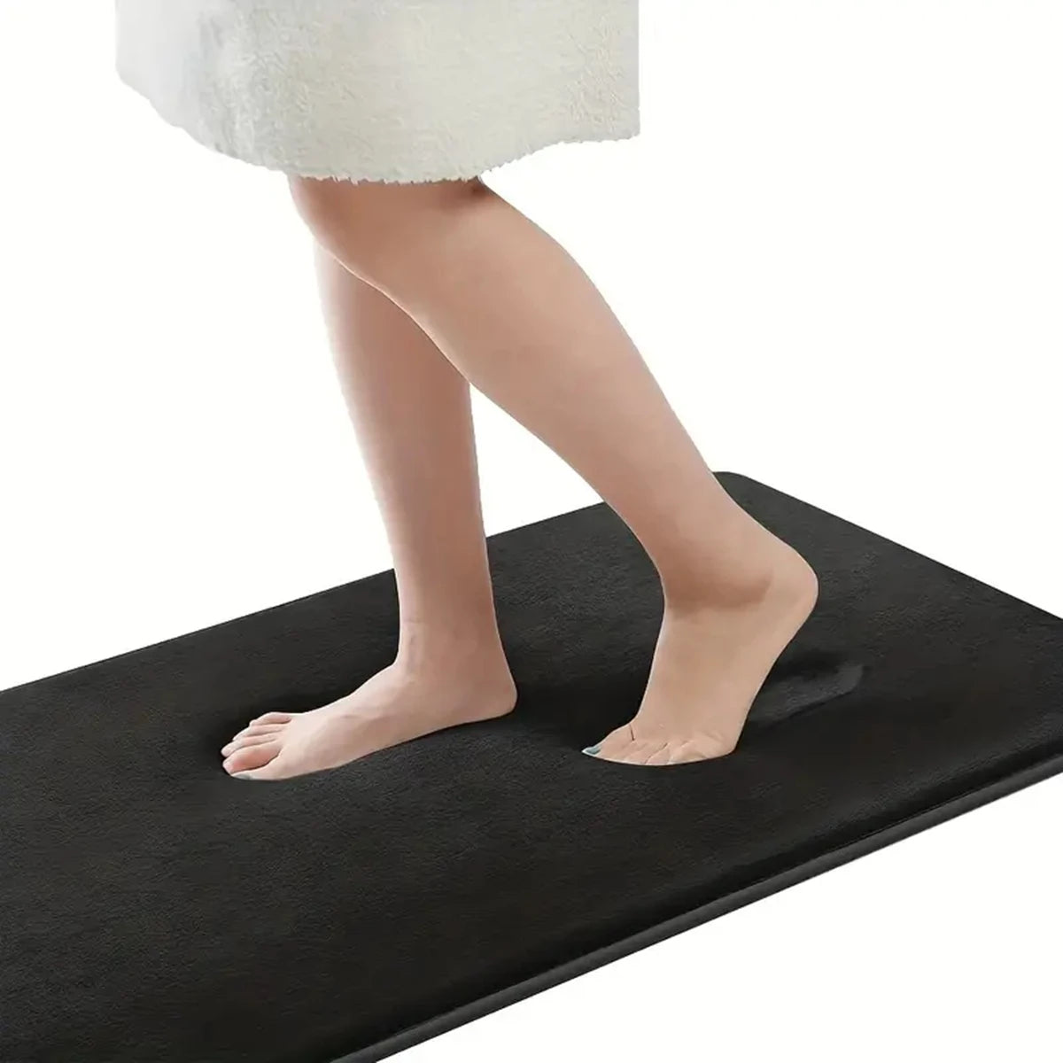 Large Bathroom Floor Mat - Water Absorbent Anti-Slip Carpet