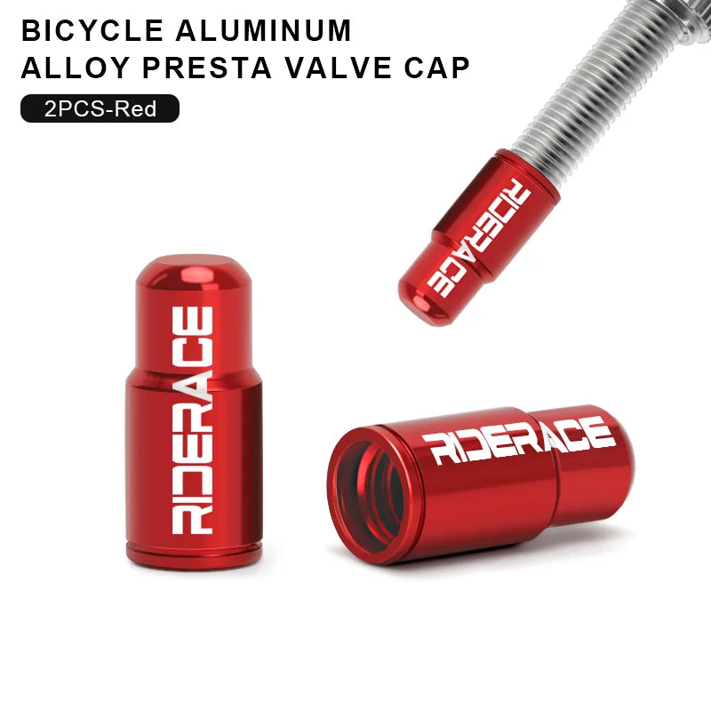 Bicycle Tire Valve Cap - Aluminum Alloy CNC Presta Valve