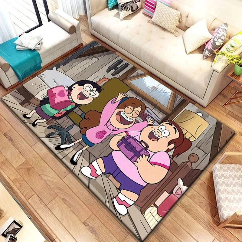 Gravity Falls HD Printed Carpet - Large Multi-Purpose Rug