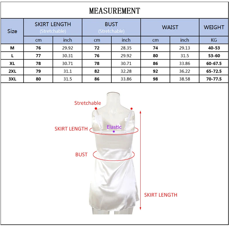 Women's Lace V-Neck Nightdress - Sleeveless Sleepwear