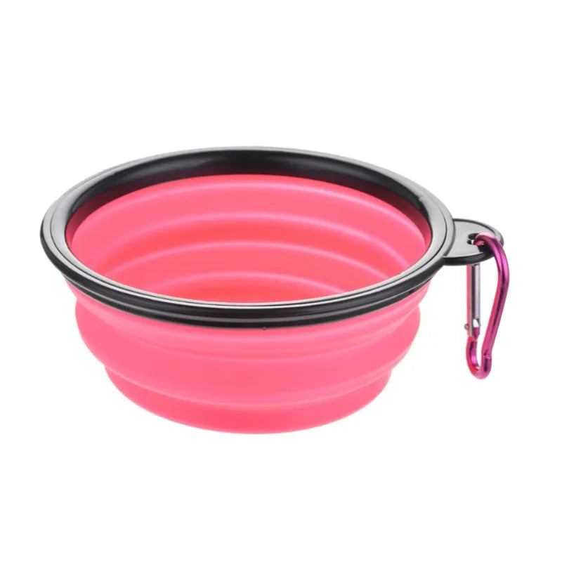 Gamelle pliable et portable pour animaux de compagnie - Gamelle de voyage en silicone pour nourriture et eau