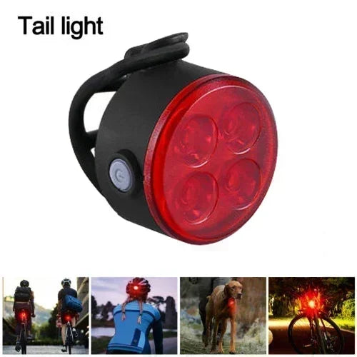 Bike Light Set - USB Rechargeable Front and Rear Lamp