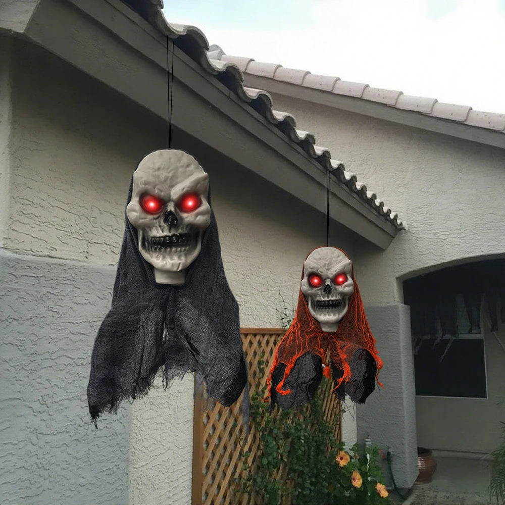 Halloween Hanging Skull Skeleton - Ghost Ornament Horror Props