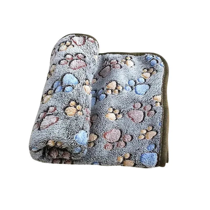 Soft Fluffy Pet Blanket - Coral Fleece Mat for Cats & Dogs